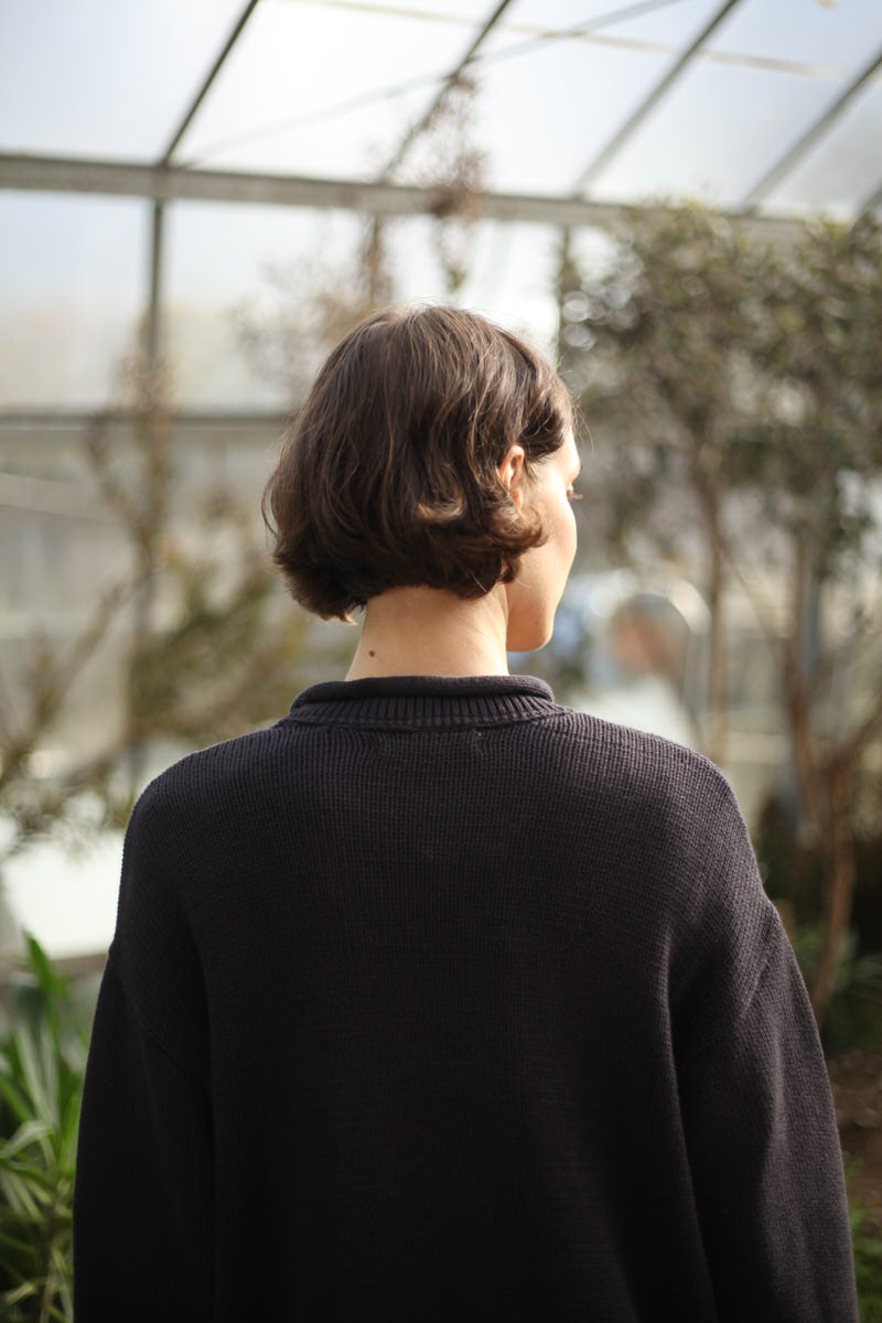 Fisherwoman's Jumper - Charcoal