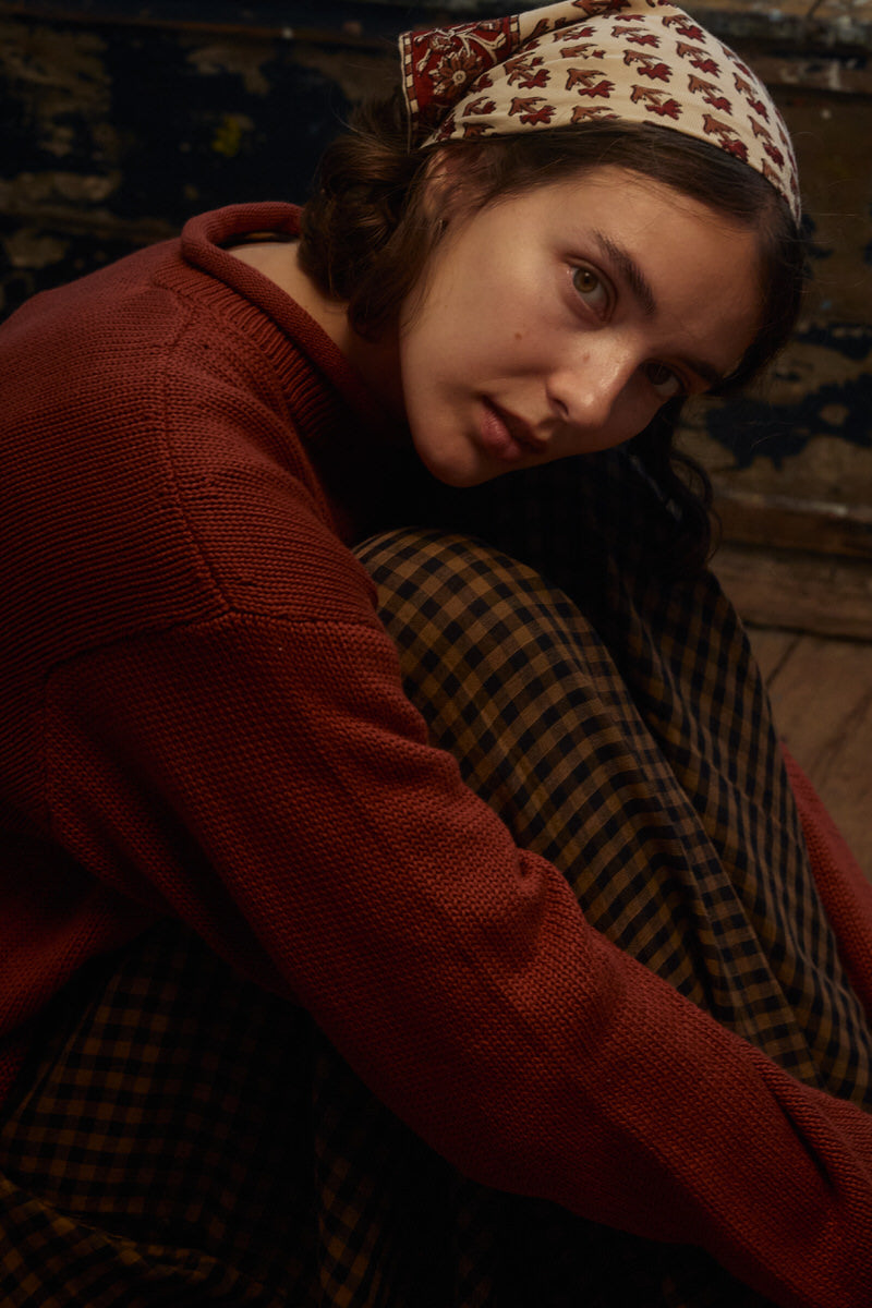 Fisherwoman's Jumper - Paprika