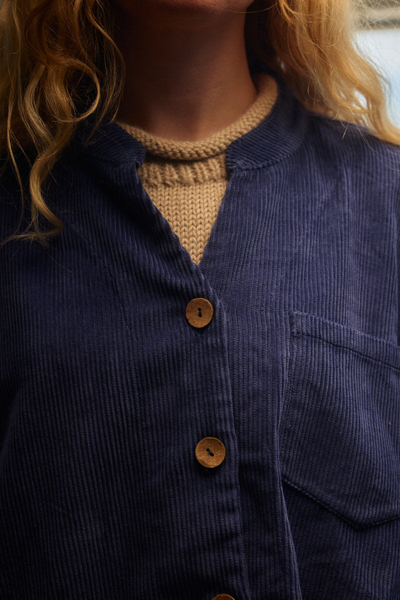 Carpenter Shirt - Navy Cord
