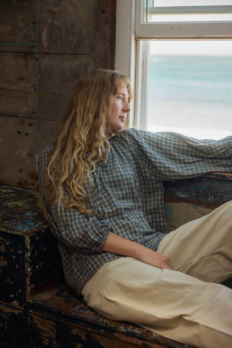 Bryher Barrel Jeans - Ecru Twill