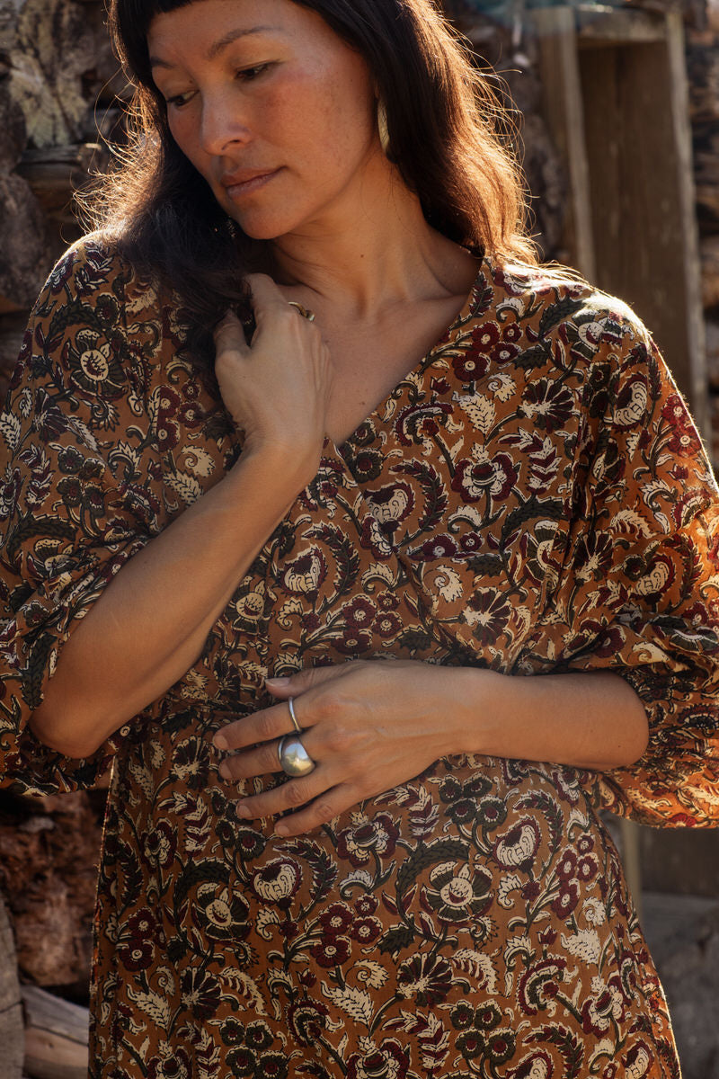 Willow Midi Wrap Dress - Amberfall