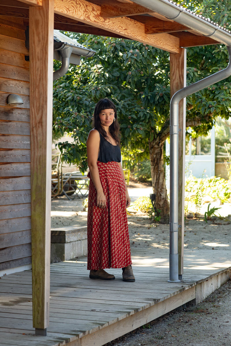 Maxi Wrap Skirt - Rose