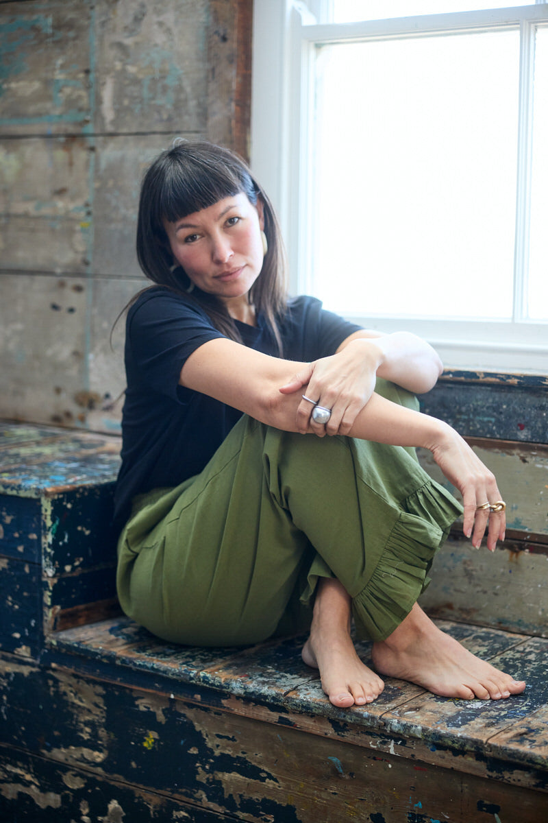 Rufflebottom Trousers - Wild Sage