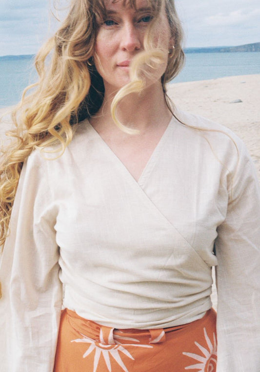 Wrap Top - Wild Oat