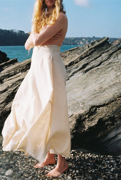 Maxi Wrap Skirt - Wild Oat