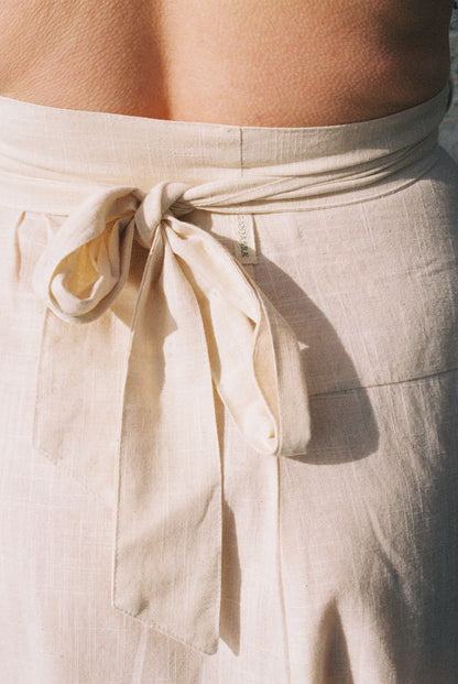 Maxi Wrap Skirt - Wild Oat