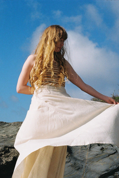 Maxi Wrap Skirt - Wild Oat