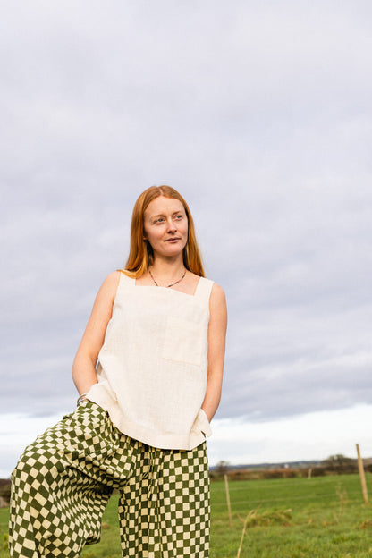 Trousers - Green Checkers