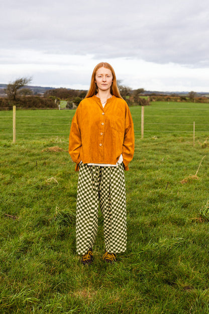 Trousers - Green Checkers