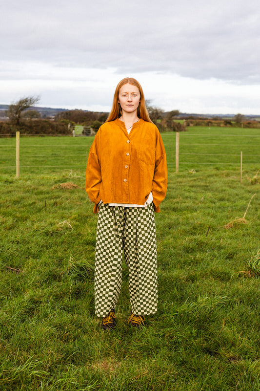 Trousers - Green Checkers
