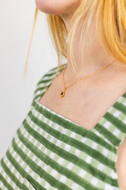 Tank Top - Gingham Pea