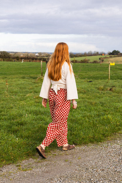 Trousers - Red Checkers
