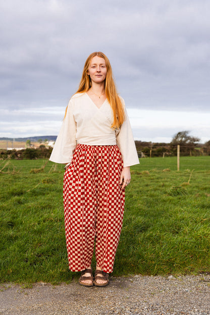 Trousers - Red Checkers