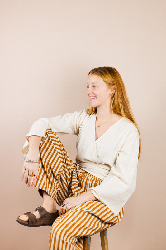 Wrap Top - Wild Oat