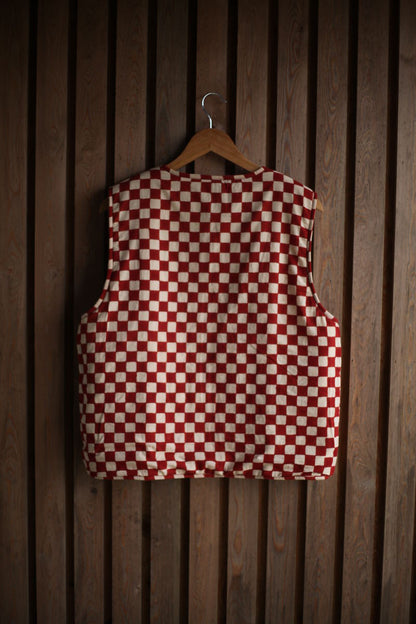 Reversible Gilet - Clay Red