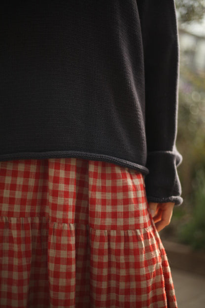 Fisherwoman's Jumper - Charcoal
