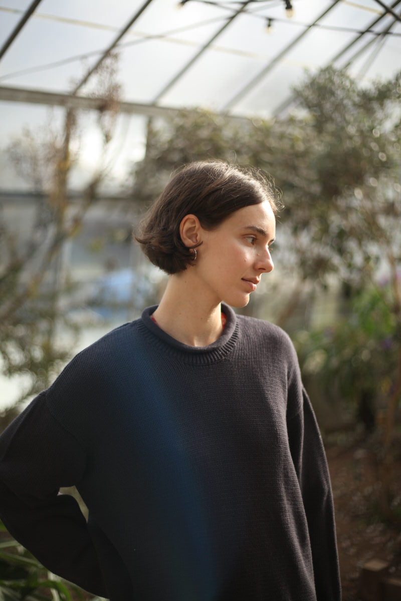 Fisherwoman's Jumper - Charcoal