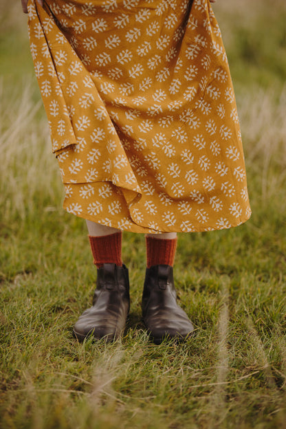 Wrap skirt maxi