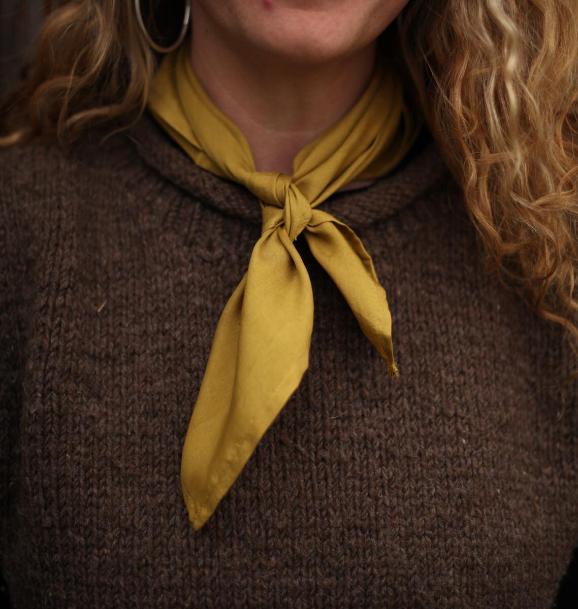 Neckerchief - Silk Marigold