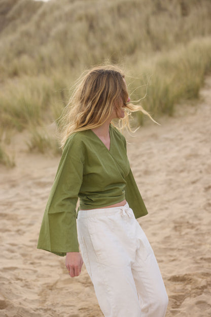 Wrap Top - Wild Sage