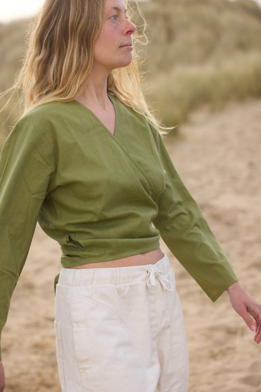 Wrap Top - Wild Sage