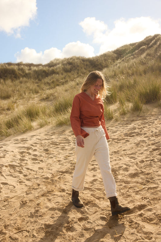 Wrap Top - Baked Clay