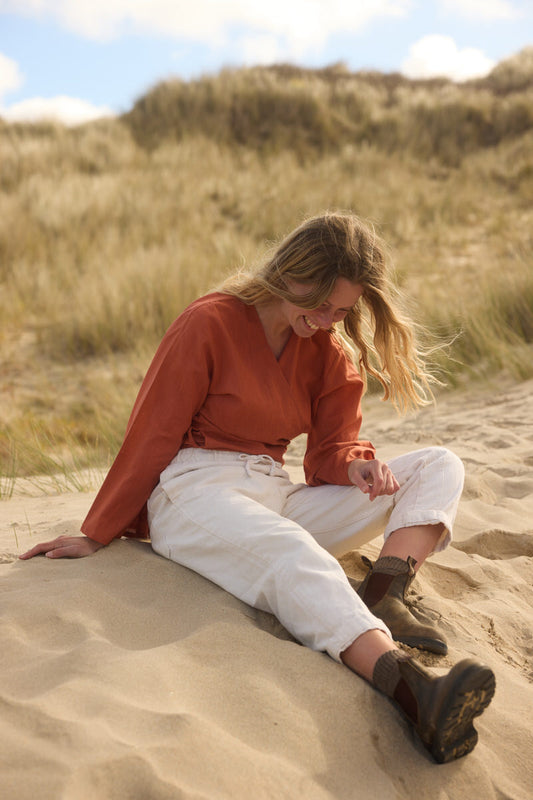 Wrap Top - Baked Clay
