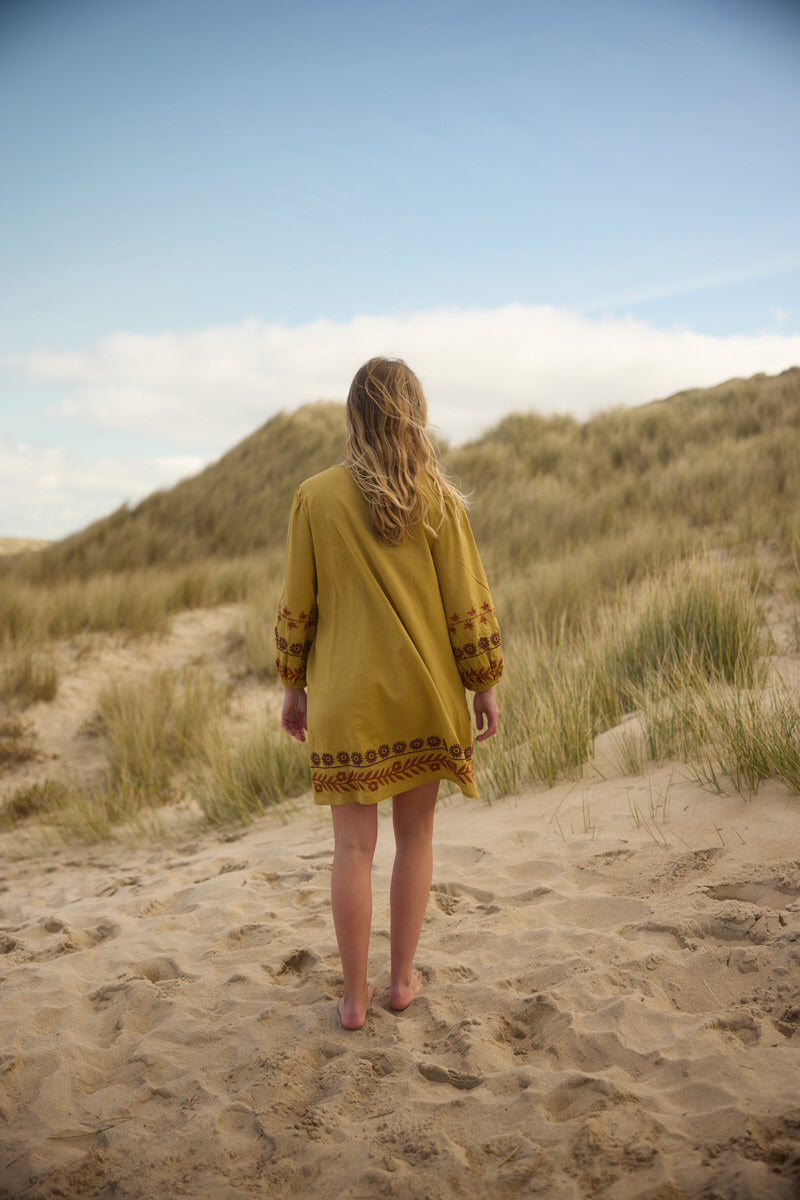 Aria Mini Dress - Pistachio
