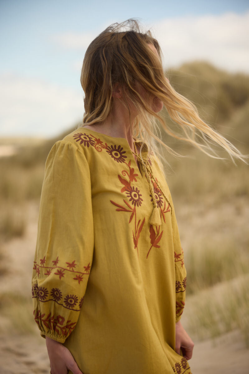 Aria Mini Dress - Pistachio