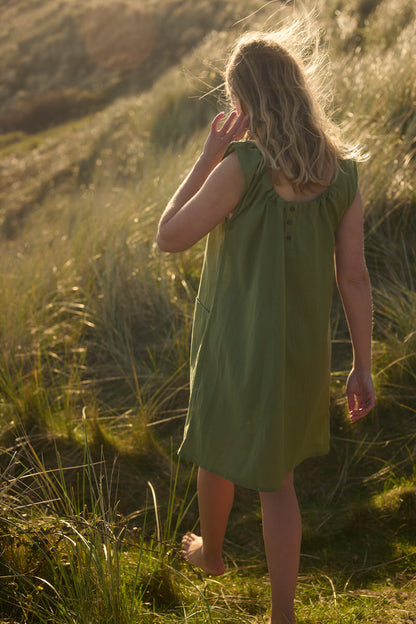 Elowen Mini Dress - Wild Sage