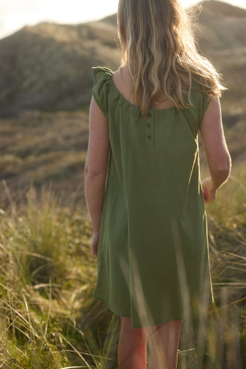 Elowen Mini Dress - Wild Sage
