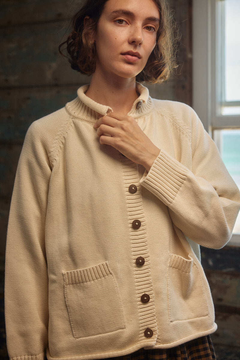 Arborea Cardigan - Buttermilk