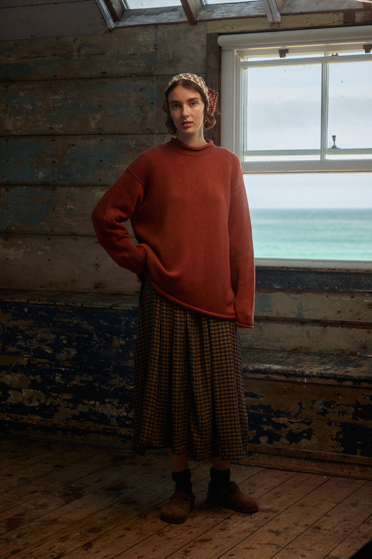 Fisherwoman's Jumper - Paprika
