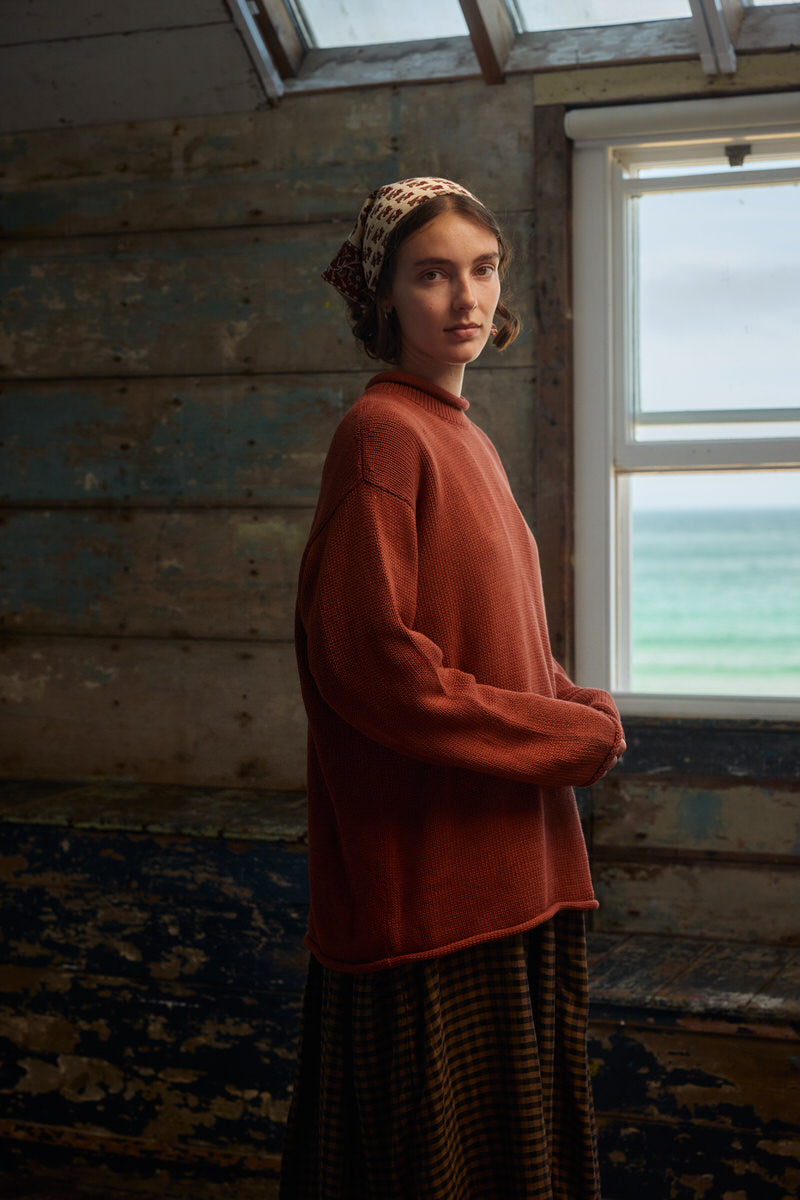 Fisherwoman's Jumper - Paprika