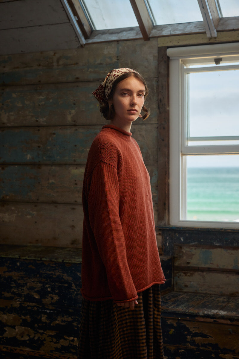 Fisherwoman's Jumper - Paprika