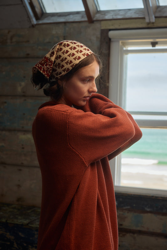 Fisherwoman's Jumper - Paprika