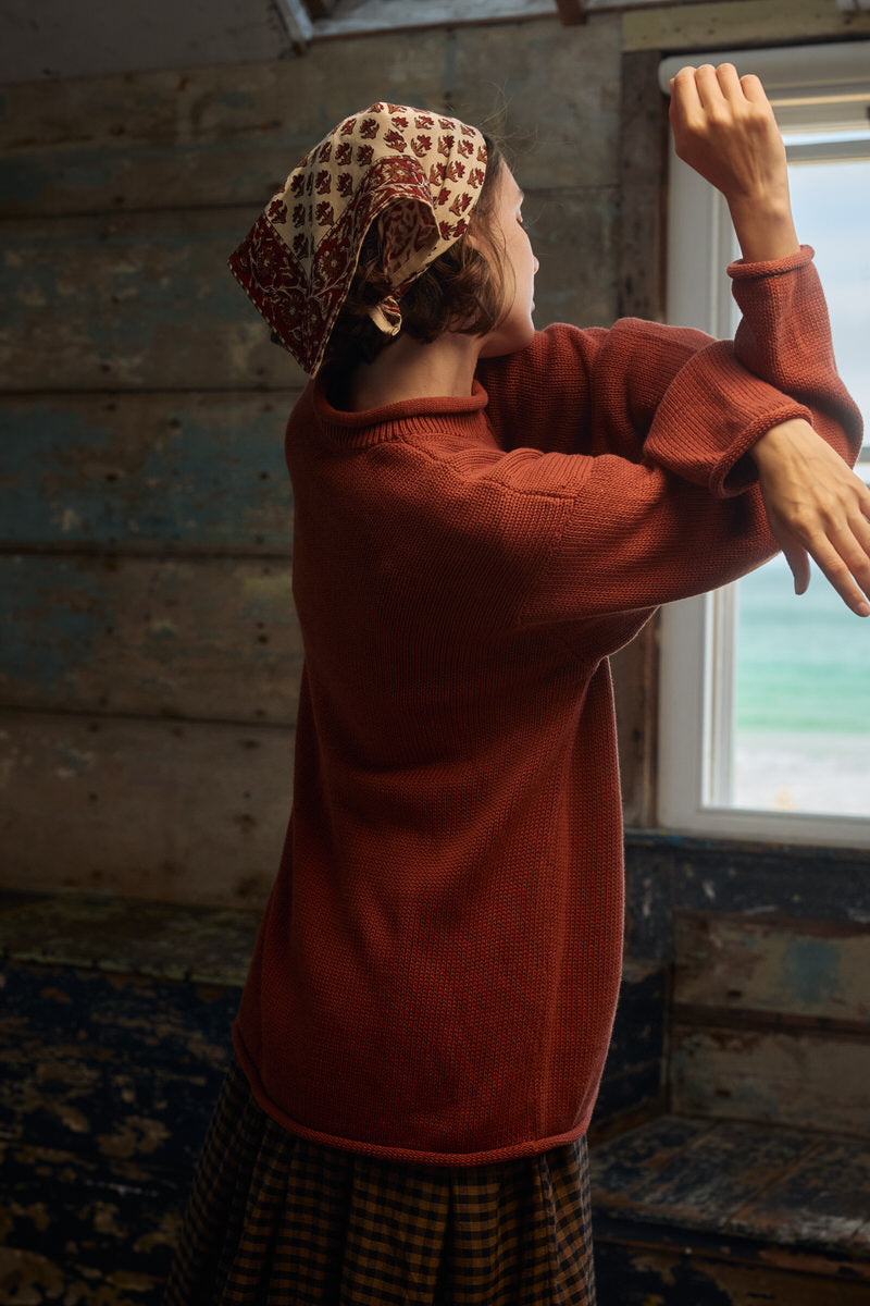 Fisherwoman's Jumper - Paprika