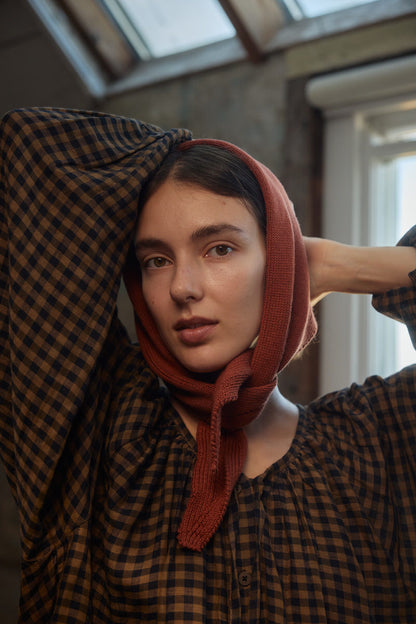 Neckerchief Knit - Baked Clay