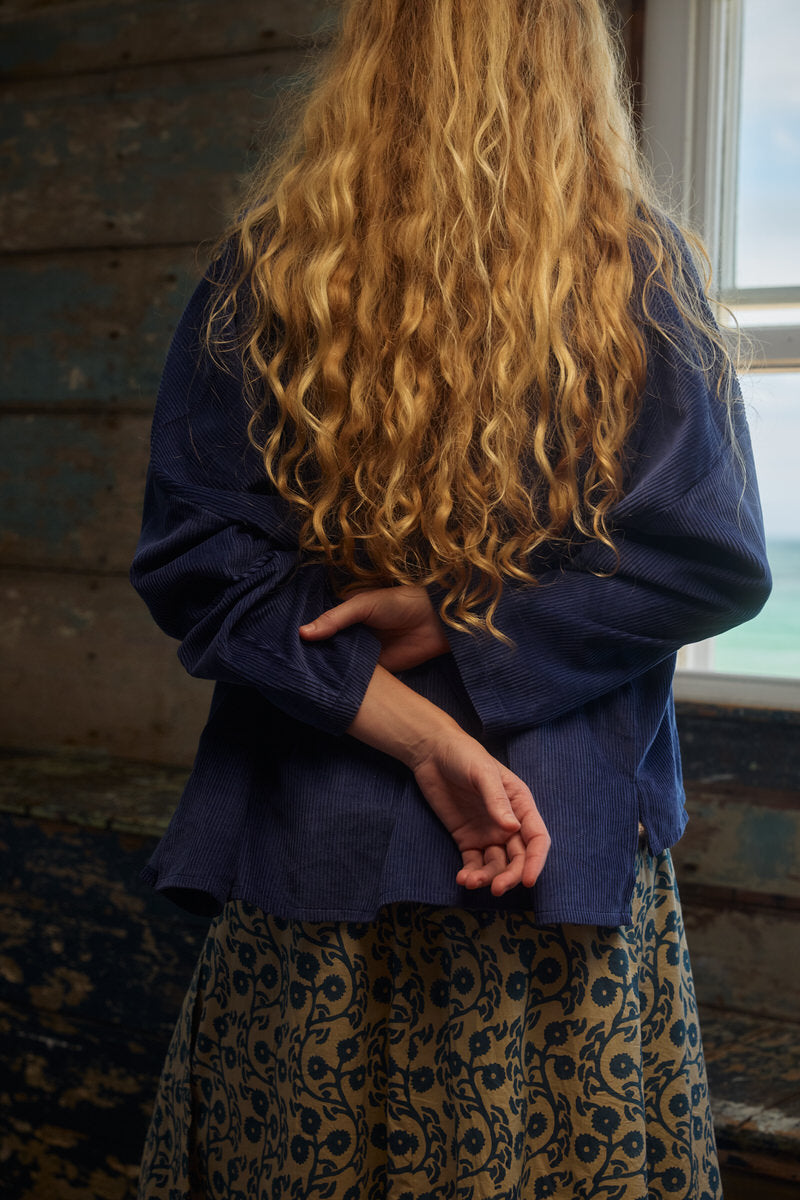 Carpenter Shirt - Navy Cord