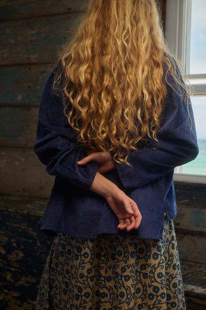 Carpenter Shirt - Navy Cord