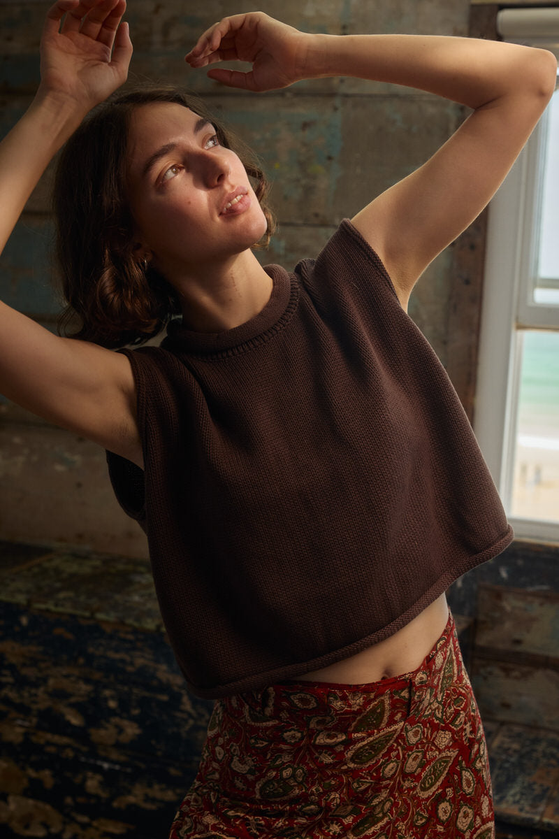 Fisherwoman's Vest - Mocha