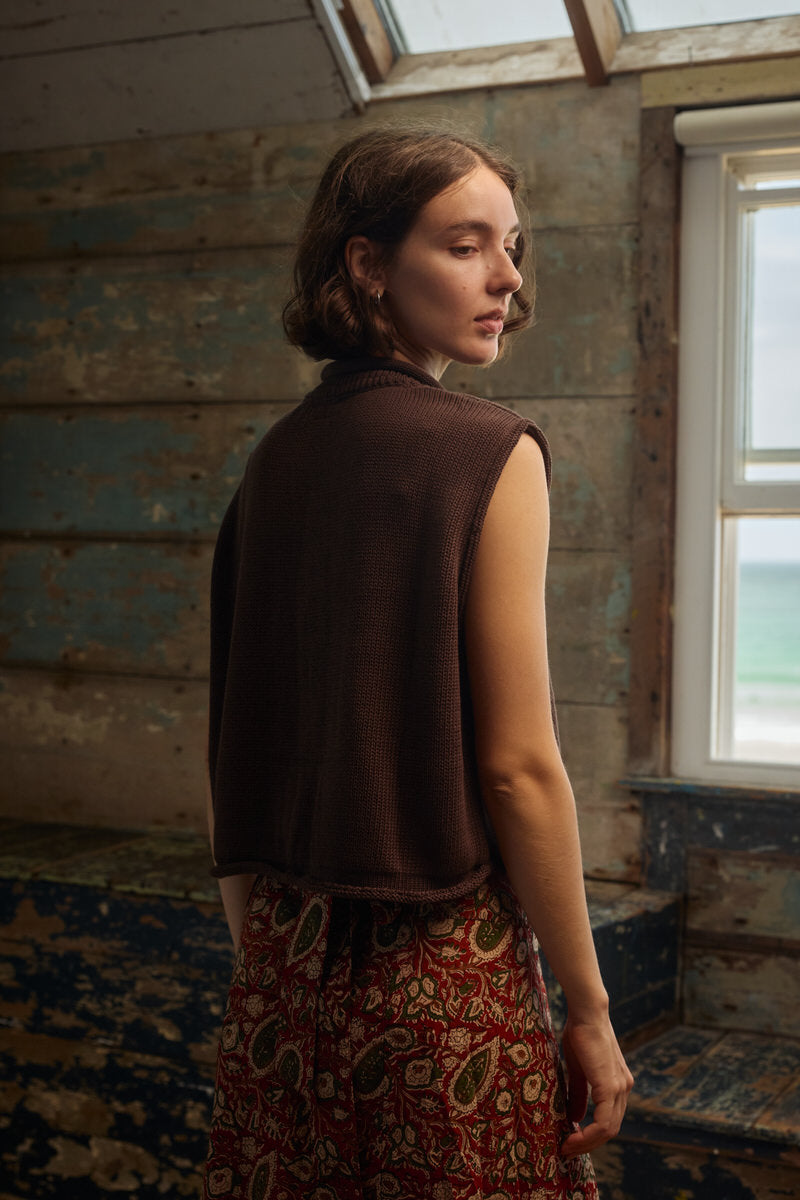 Fisherwoman's Vest - Mocha