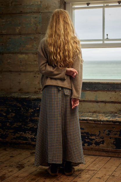Fisherwoman's Jumper - Alpaca Driftwood