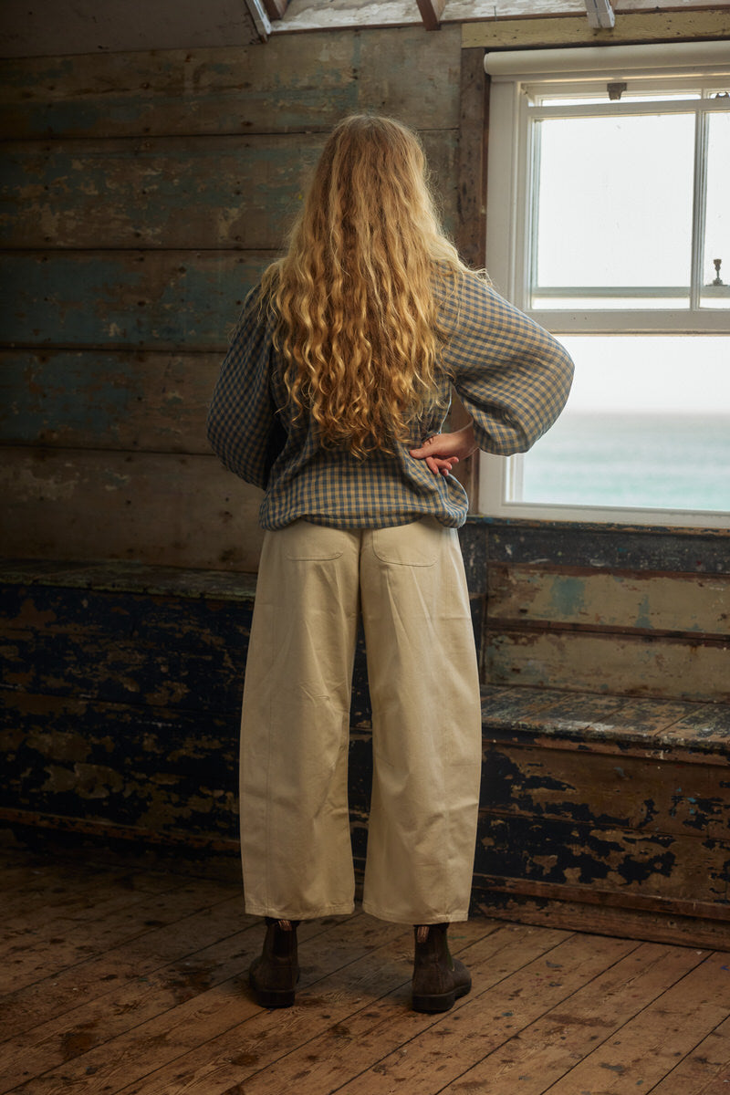 Wren Blouse - Bluebell Gingham