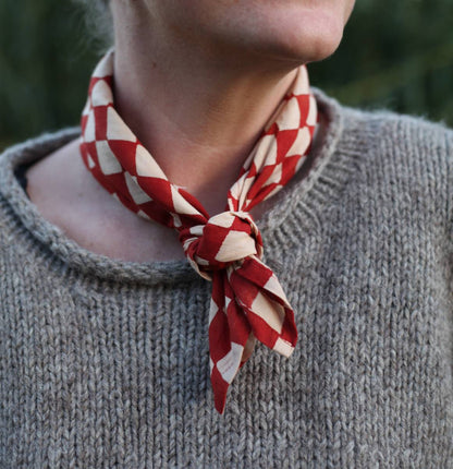 Neckerchief - Red Checkers