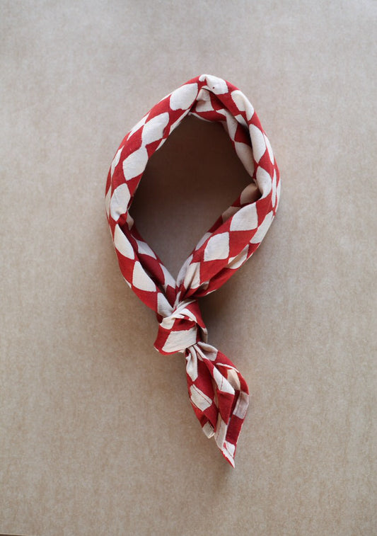 Neckerchief - Red Checkers