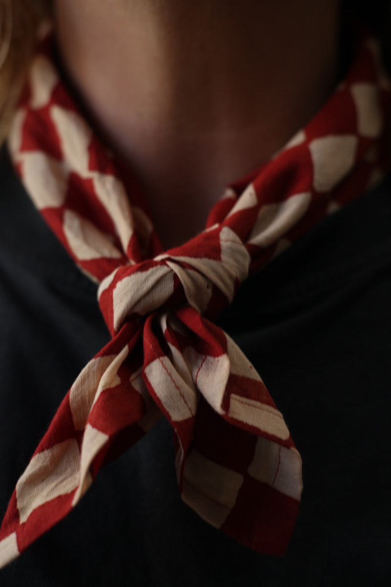 Neckerchief - Red Checkers