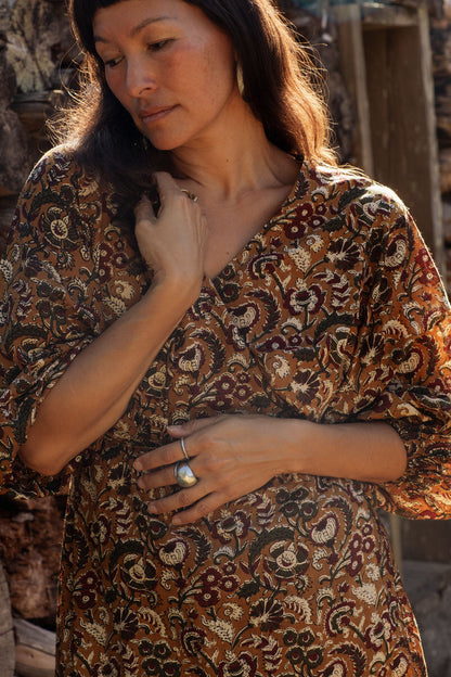 Willow Midi Wrap Dress - Amberfall