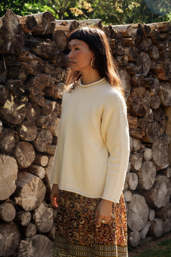 Fisherwoman's Jumper - Buttermilk by BANJAARA