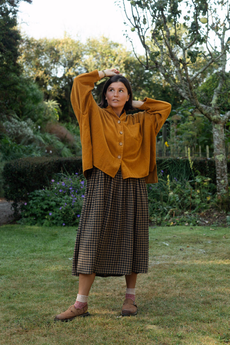 Carpenter Shirt - Mustard Cord